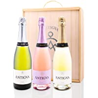 Los mejores  - ANTIGVA Cava Colección - Blanc de Blancs Brut Nature- Brut Rosé- Millésimé Brut Nature Reserva - Vino espumoso D.O. Cava…
